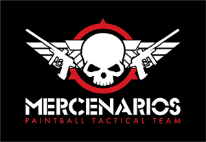 Mercenarios Paintball Team Logo Vector