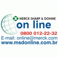 Merck Sharp & Dohme on line Logo PNG Vector
