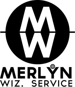 MERLYN WIZ. SERVICE Logo Vector