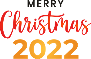 Merry Christmas 2022 Logo PNG Vector