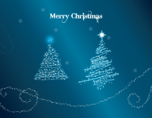 merry christmas abstract glowing x mas card Logo PNG Vector