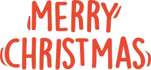 Merry Christmas Logo PNG Vector