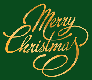 Merry Christmas Logo Vector