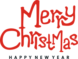 Merry Christmas Logo PNG Vector
