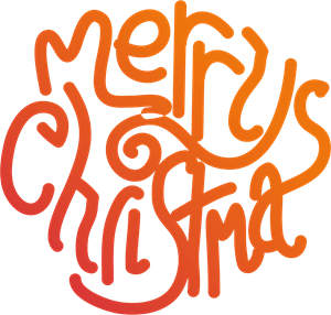 Merry Christmas Logo Vector