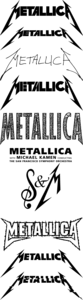 Metallica All Logos Logo PNG Vector