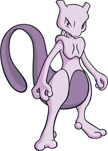 Mewtwo Logo PNG Vector