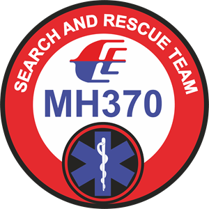 MH370 SEARCH AND RESCUE TEAM Logo PNG Vector