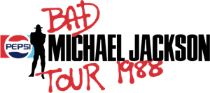 Michael Jackson - Bad Tour 1988 Logo PNG Vector