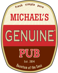 Michael’s Genuine Pub Logo Vector