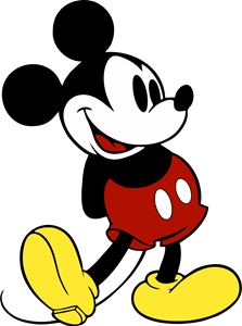 Mickey 3ra Generación Logo Vector