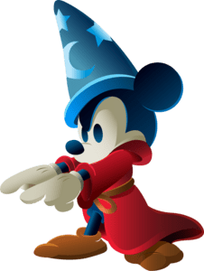 Mickey Mouse Fantasia Logo PNG Vector