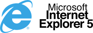 Microsoft Internet Explorer 5 Logo PNG Vector