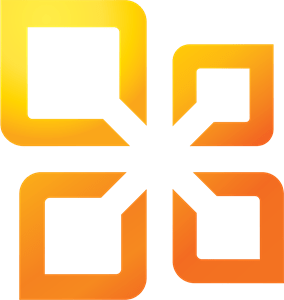 Microsoft Office 2010 Shading Logo PNG Vector