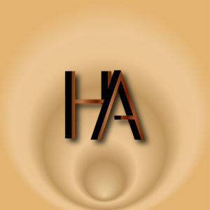 Minimalist letter H A design Logo PNG Vector