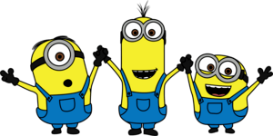 Minions Characters Logo PNG Vector