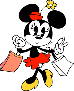 Minnie Shopping Logo PNG Vector
