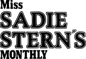 Miss Sadie Stern's Monthly Logo PNG Vector