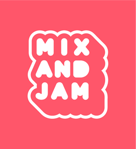 Mix and Jam Logo Vector