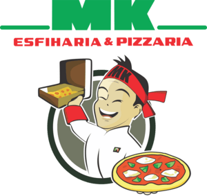MK pizzaria Logo PNG Vector