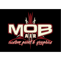 MOB Air Custom Paint & Graphics Logo PNG Vector