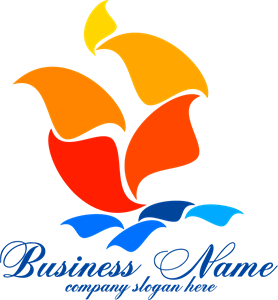 Modern Business Shape Logo PNG Vector