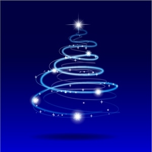 modern christmas tree Logo Vector