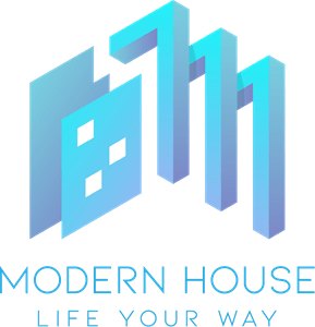 Modern House Building Logo PNG Vector