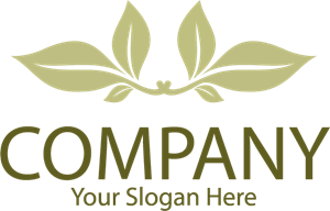 Modern Leaf Company Logo Vector