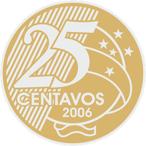 MOEDA - 25 CENTAVOS - COIN - DINHEIRO - MONEY Logo Vector
