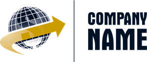 Money Globe Logo PNG Vector