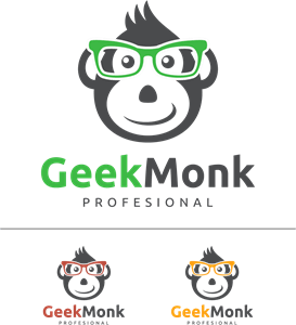 Monkey face Logo PNG Vector