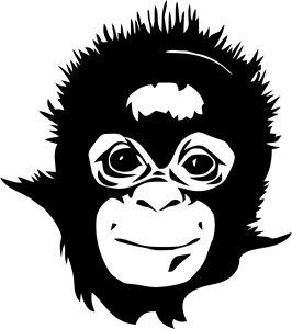 Monkey Logo PNG Vector