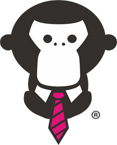 Monkey Town Gorilla Logo PNG Vector