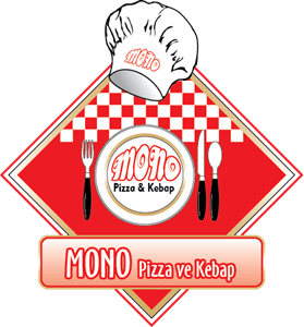 mono pizza Logo PNG Vector
