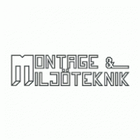 Montage & Miljoteknik Logo PNG Vector