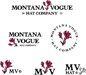 Montana Vogue Hat Company Logo PNG Vector