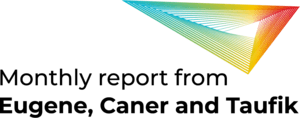 Monthly report from Eugene, Caner and Taufik Logo PNG Vector