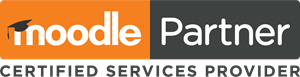 Moodle Partner Certified Services Provider Logo Vector