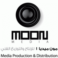Moon Media Logo PNG Vector