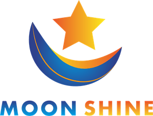 Moon Shine Logo PNG Vector
