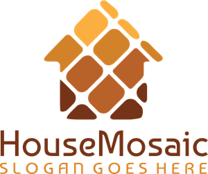 Mosaic House Logo PNG Vector
