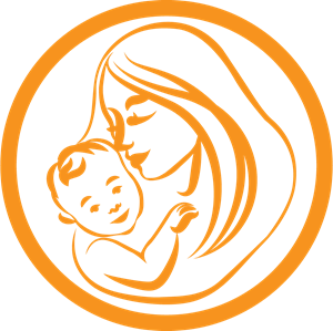 Mother and child care Medical Logo PNG Vector