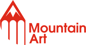 Mountain Art Logo PNG Vector