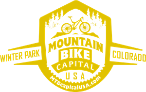 Mountain Bike Capital USA, Winter Park Colorado Logo PNG Vector
