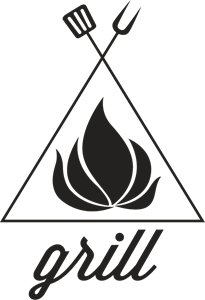Mountain Grill Logo Vector