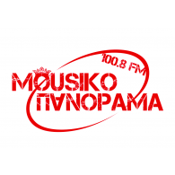 Mousiko Panorama 100.8FM Logo Vector