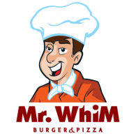 Mr. Whim Burger & Pizza Logo PNG Vector