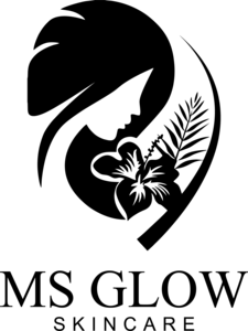 MS GLOW Skincare Logo PNG Vector