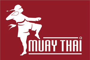 Muay Thai Kickboxer Logo PNG Vector